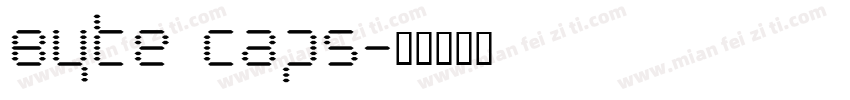 Byte Caps字体转换